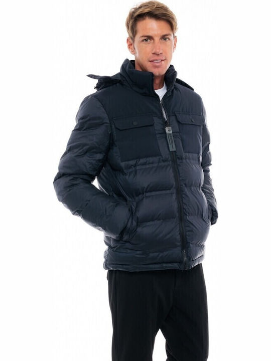 Splendid Χειμωνιάτικο Μπουφάν Puffer Navy Μπλε