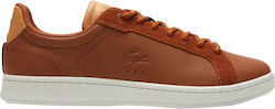 Lacoste Carnaby Pro Ανδρικά Sneakers Καφέ
