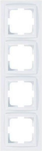 Eurolamp Switch Frame 4 Positions in White Color 152-10183