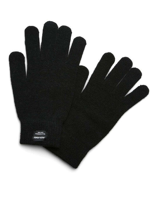 Jack & Jones Schwarz Gestrickt Handschuhe Berüh...