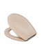 Plastic Toilet Seat Beige Cedo Long Beach 46cm