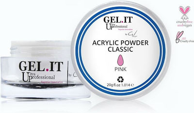 GEL.IT.UP Classic Acrylic Powder Pink 20gr GIUP-ACRCLPIN