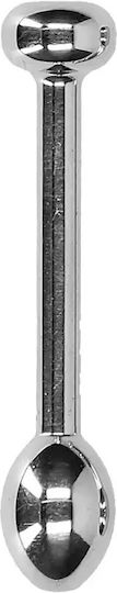 Shots Urethral Sounding Metal Plug Solid Ball Разширител 10mm в Сив Цвят