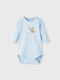 Name It Baby Bodysuit Underwear Long-Sleeved Light Blue