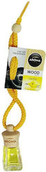 Aroma Car Κρεμαστό Αρωματικό Υγρό Αυτοκινήτου Wood Mini Βανίλια 4ml
