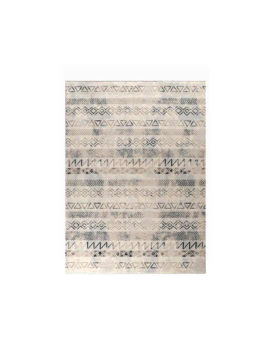 Tzikas Carpets Sign Set Modern Schlafzimmer-Teppichsets Synthetisch,Polyester/Cotton/Leather Grey 348-0-358-37461-095 3Stück