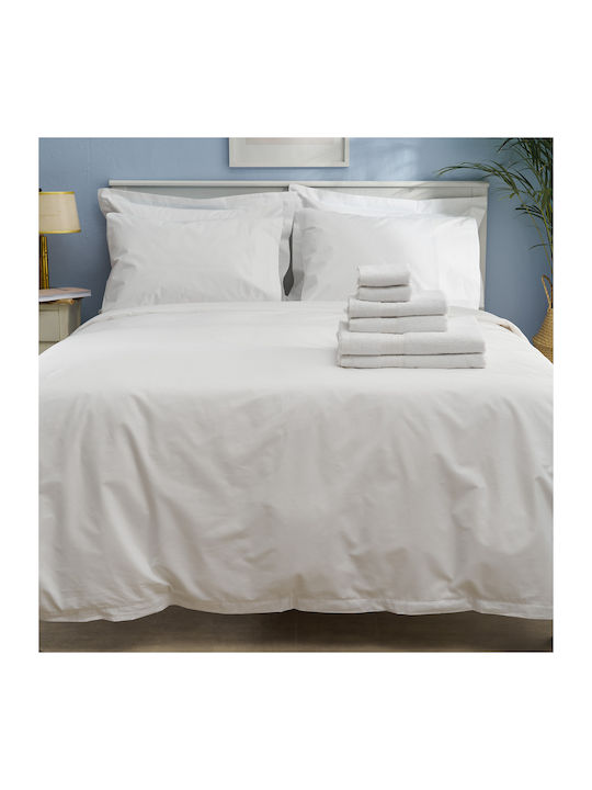 Charalambidis Textiles Duvet Cover Double 200x240 Salonica White