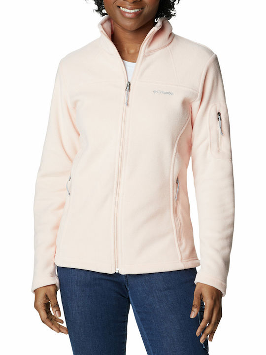 Columbia Fast Trek II Women's Short Sports Jacket for Winter Pink