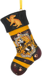 Nemesis Now Weihnachtliche Dekorative Socke Harry Potter Hufflepuff Stocking Christmas Höhe 9.5cm. Gelb