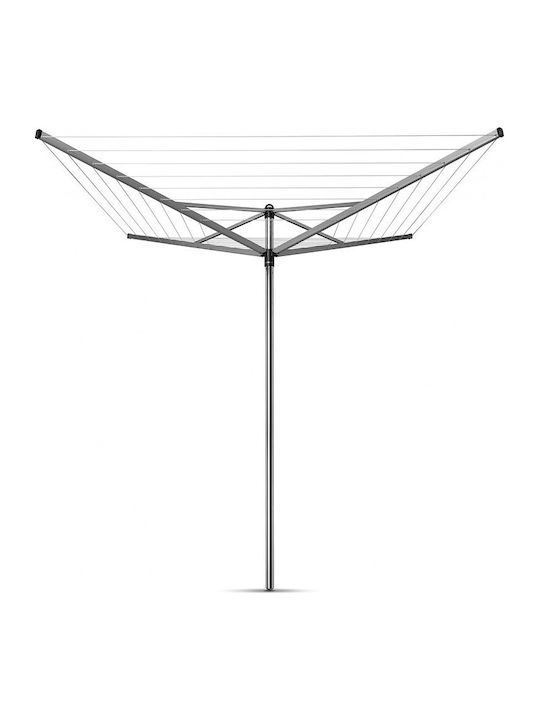 Brabantia Topspinner Rotary Dryer Metallic Folding Floor Clothes Drying Rack with Hanging Length 40m