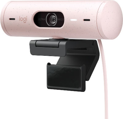 Logitech Brio 500 Full HD 1080p Web Camera with Autofocus Pink