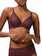 Amourette Charm Bra without Padding Underwire Brown