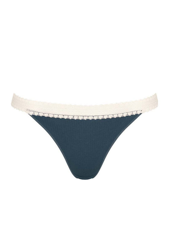 Sloggi Go Ribbed H Tanga Βαμβακερά Femei Slip 2...