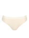 Go Ribbed H Tai Βαμβακερά Women's Slip 2Pack with Lace Beige/Brown