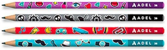 Next Set von 72 Bleistiften 2B (Μverschiedene Designs/Farben)