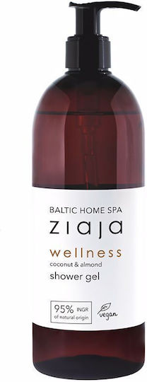 Ziaja Baltic Home Spa Wellness Хидратиращ Душ Гел с Аромат Кокос и Бадем 500ml