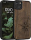 KWmobile Navigational Compass Back Cover Ξύλινο...