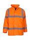 Yoko HVP300 Work Jacket Reflective with Hood Orange