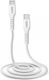 SBS USB-C to Lightning Cable Λευκό 1m (TECABLELIGTC1W)