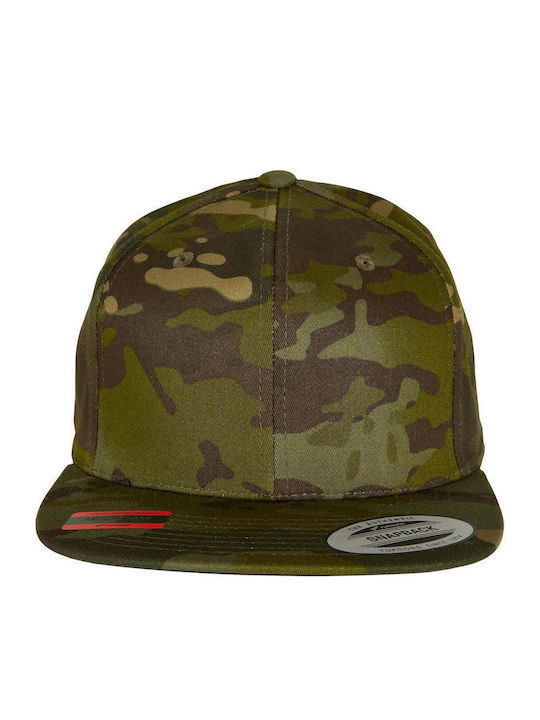 Yupoong 6089MC Men's Snapback Cap Tropic Camo