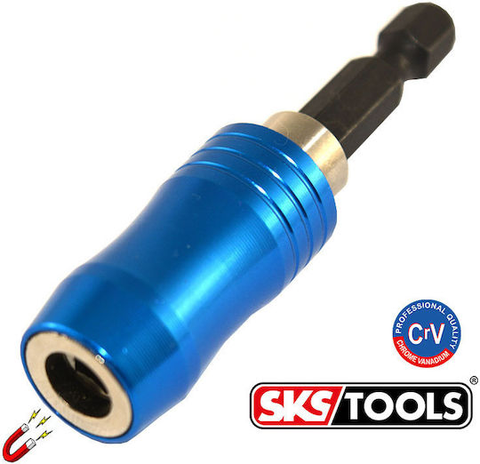 SKS Tools Adapter with Socket 1/4'' and Output Bit Holder 60mm