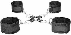 Shots Ouch Velcro Hogtie with Hand & Ankle Cuffs Set zur Gliederfesselung in Schwarz Farbe Shots Ouch Velcro Hogtie with Hand & Ankle Cuffs Set zur Gliederfesselung in Schwarz Farbe