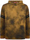 Kids Sweatshirt with Hood and Pockets Brown