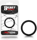 IntoYou Beast Rings Liquid Silicone Cock Ring 3.4cm Black