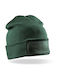 Knitted Beanie Cap Green