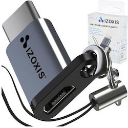 Izoxis Izoxis USB-C Мъжки към Micro USB Женски Izoxis Izoxis USB-C Мъжки към Micro USB Женски