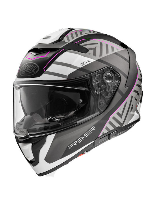 Premier Devil Sz18 DCA Cască Moto Față întreagă 1490gr cu Pinlock