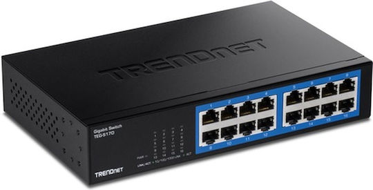Trendnet TEG-S17D Unmanaged L2 Switch με 16 Θύρες Gigabit (1Gbps) Ethernet