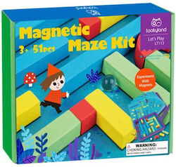 Tooky Toys Joc de construcție magnetic Λαβύρινθος pentru copii de 3++ ani