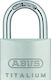 Abus Aluminum Padlock Brass with Key 30mm 1pcs