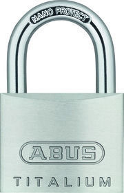 Abus Aluminum Padlock Brass with Key 30mm 1pcs