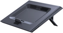 Baseus Cooling Pad για Laptop έως 21" με 2 Ανεμιστήρες Ασημί (LUWK000013)