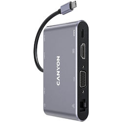 Canyon Stație de andocare cu USB-C HDMI 4K PD Ethernet (CNS-TDS14)