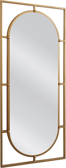 ArteLibre Annael Wandspiegel mit Gold Metallisch Rahmen 90x40cm 1Stück