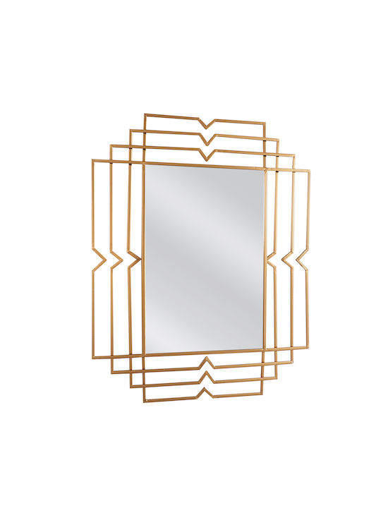 ArteLibre Baldor Wandspiegel mit Gold Metallisc...