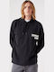 Sweatshirt mit Kapuze Schwarz