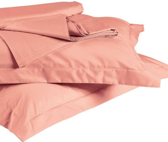 Kentia True Colours Σετ Μαξιλαροθήκες Oxford Peach 50x70εκ.
