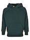 Kinder-Sweatshirt mit Kapuze und Taschen Grün UCK014