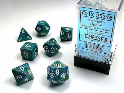 Chessex Speckled Polyhedral Dice Sea 7τμχ