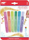 Madrid Papel Kleber Glitter Mehrfarbig 13gr Set 6Stück