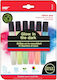 Madrid Papel Glow In The Dark Multicolour Glitter Glue 13gr Set 6pcs