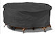 Waterproof Dining Table Cover 142x142x68cm in Black Color