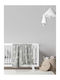 Kocoon Blanket Cot Chip Fleece Gray 110x140cm