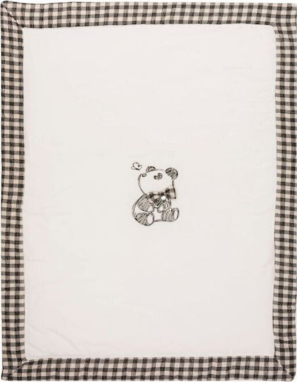 Ellepi Pătură Pepinieră Swaddling pături 100% bumbac Albă 55x80cm
