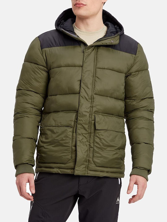 Terrilo Geacă de Iarnă Puffer Kaki