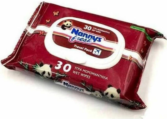 Nannys Fresh Μωρομάντηλα 30τμχ